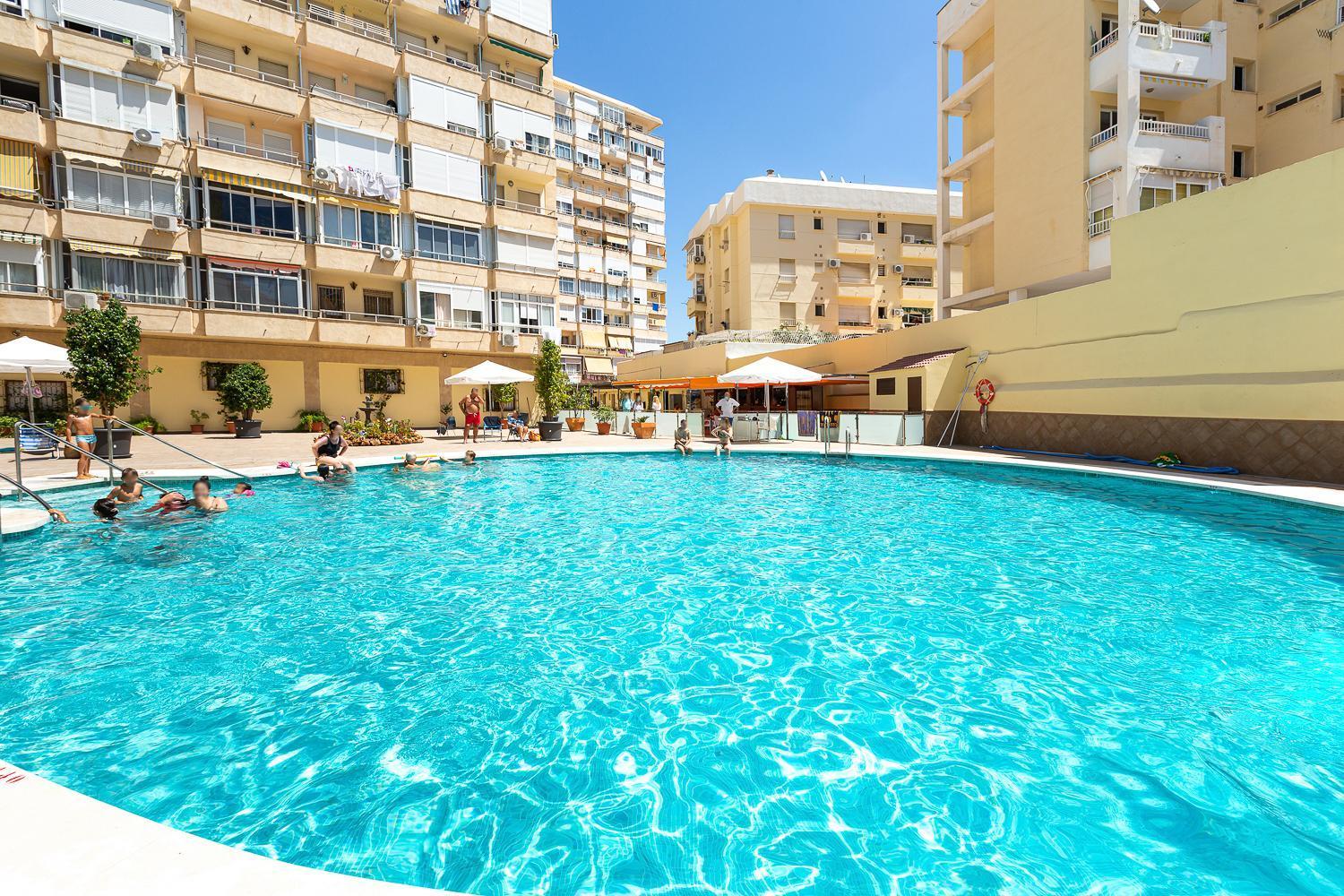 Ver621 - Estudio Con Vistas Al Mar, Wifi, Piscina, Centro A 100 Metros, Playa A 600 Metros Apartment Torremolinos Exterior photo